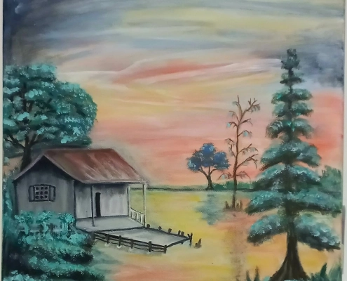 River house painting
